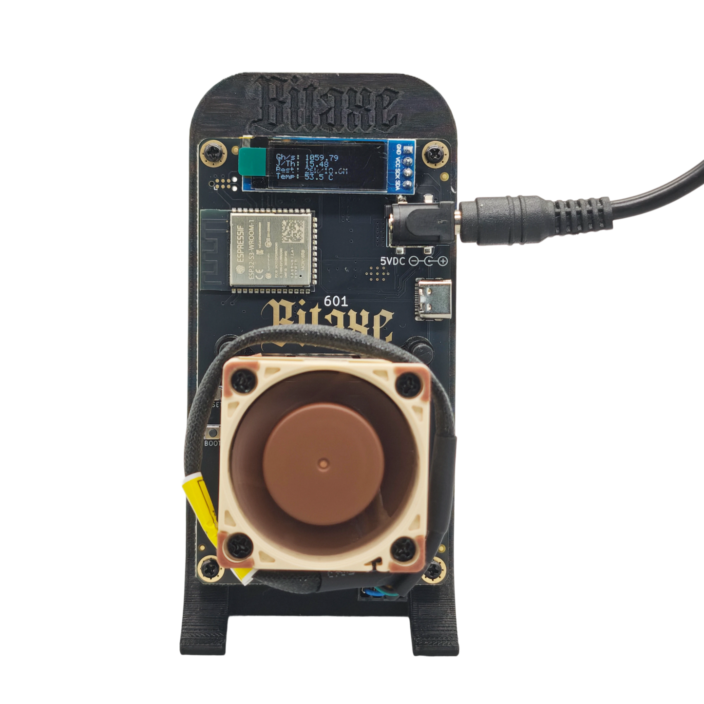 Bitaxe Gamma 601 - HQ - Silent | 1.2TH, 17W, 15db